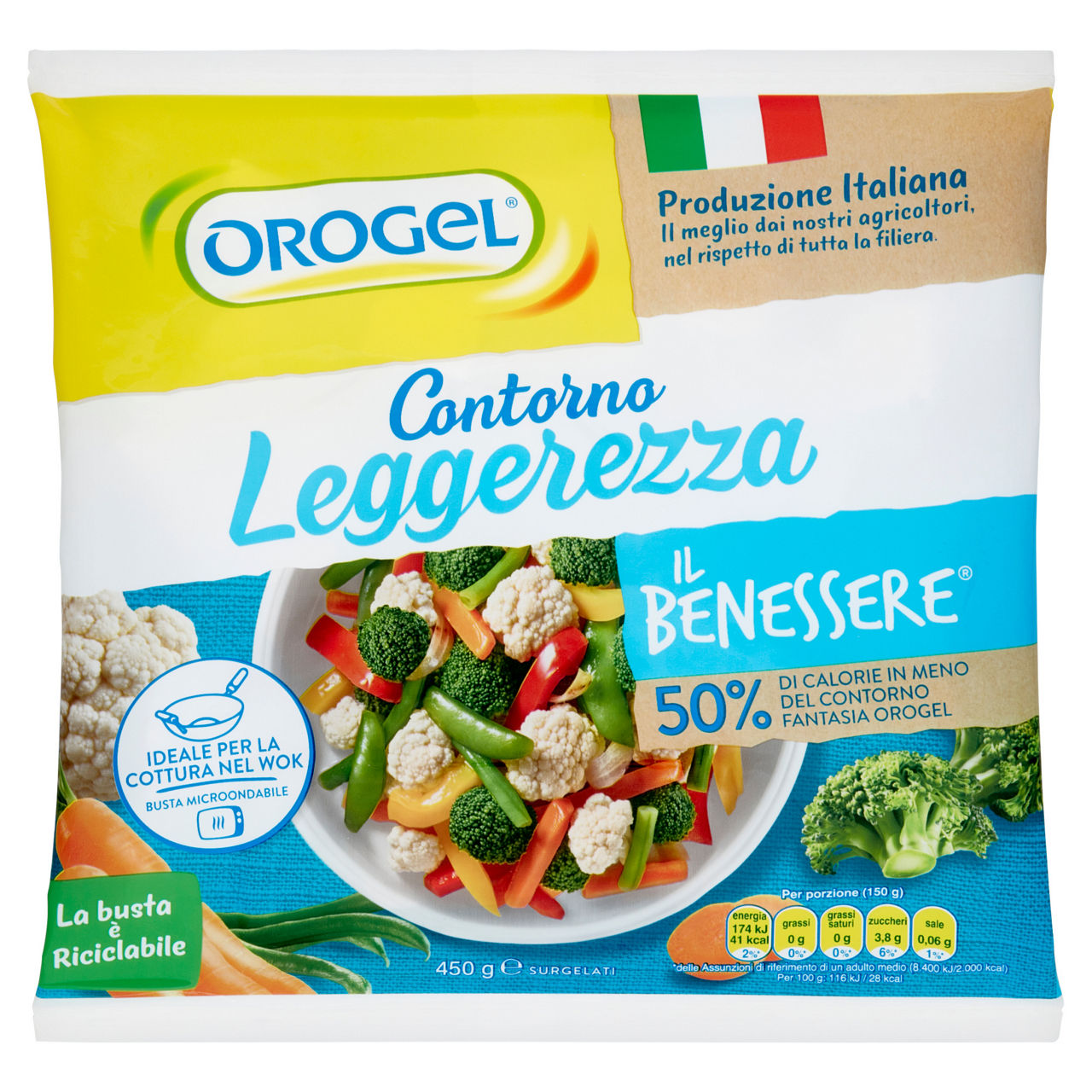 Contorno leggerezza surgelato 450 gr - Immagine 01