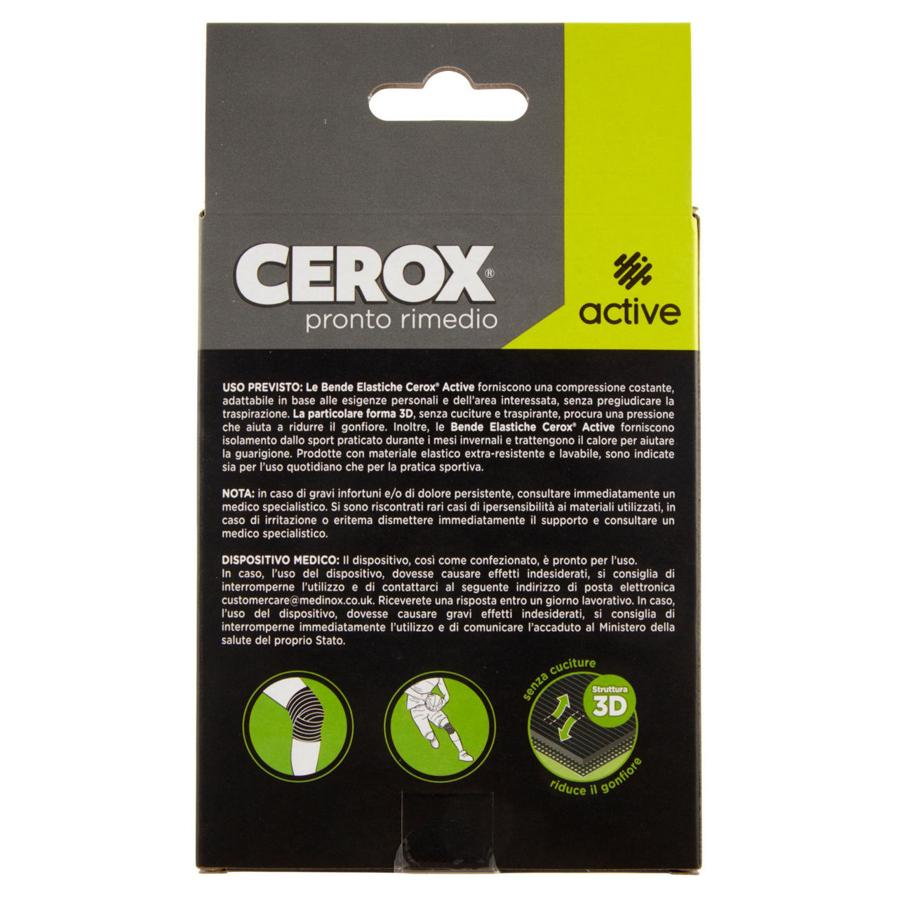 Benda elastica ginocchio cerox sport pz. 1 - Immagine 21