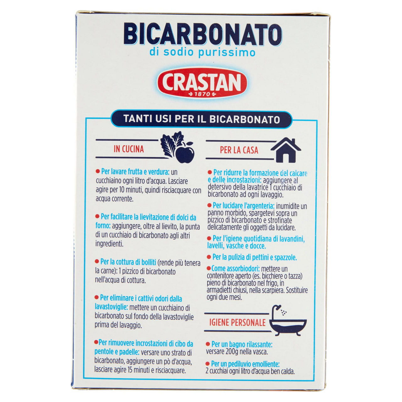 Bicarbonato di sodio crastasn scatola kg. 1 - Immagine 31