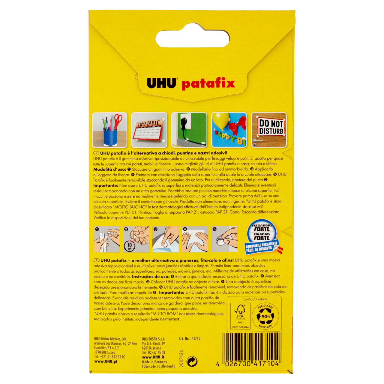 80 gommini adesivi patafix  - Immagine 31