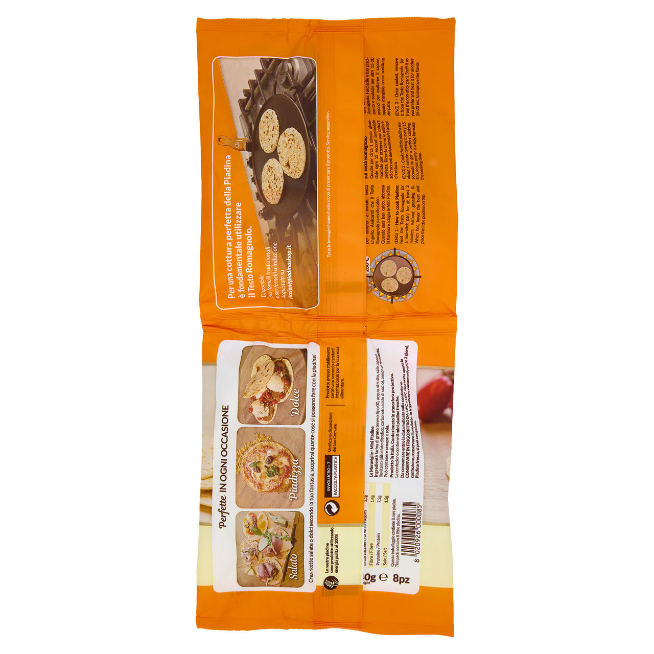 Piadina mini 8 pz 180 gr - Immagine 51