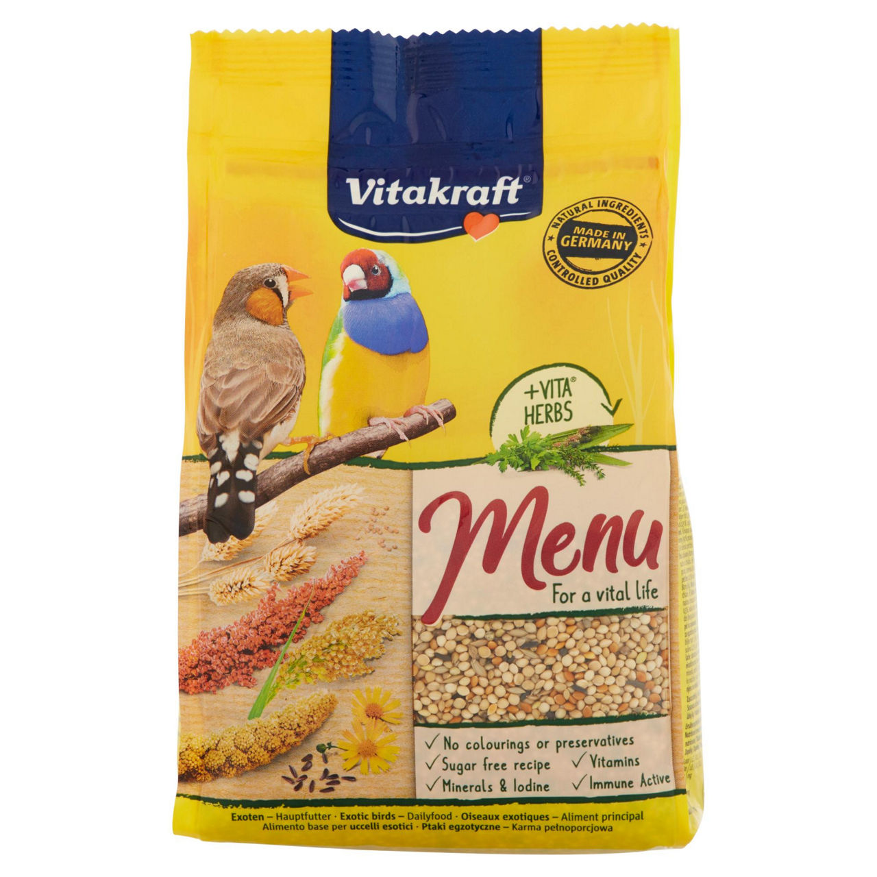 Exotis alimento x uccelli  vitakraft busta gr.500