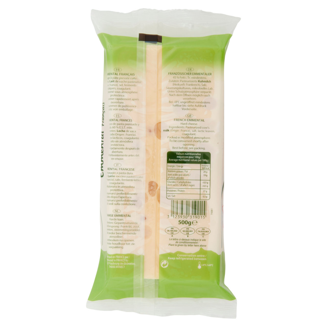 Formaggio Emmental Francese 500 gr - Immagine 31