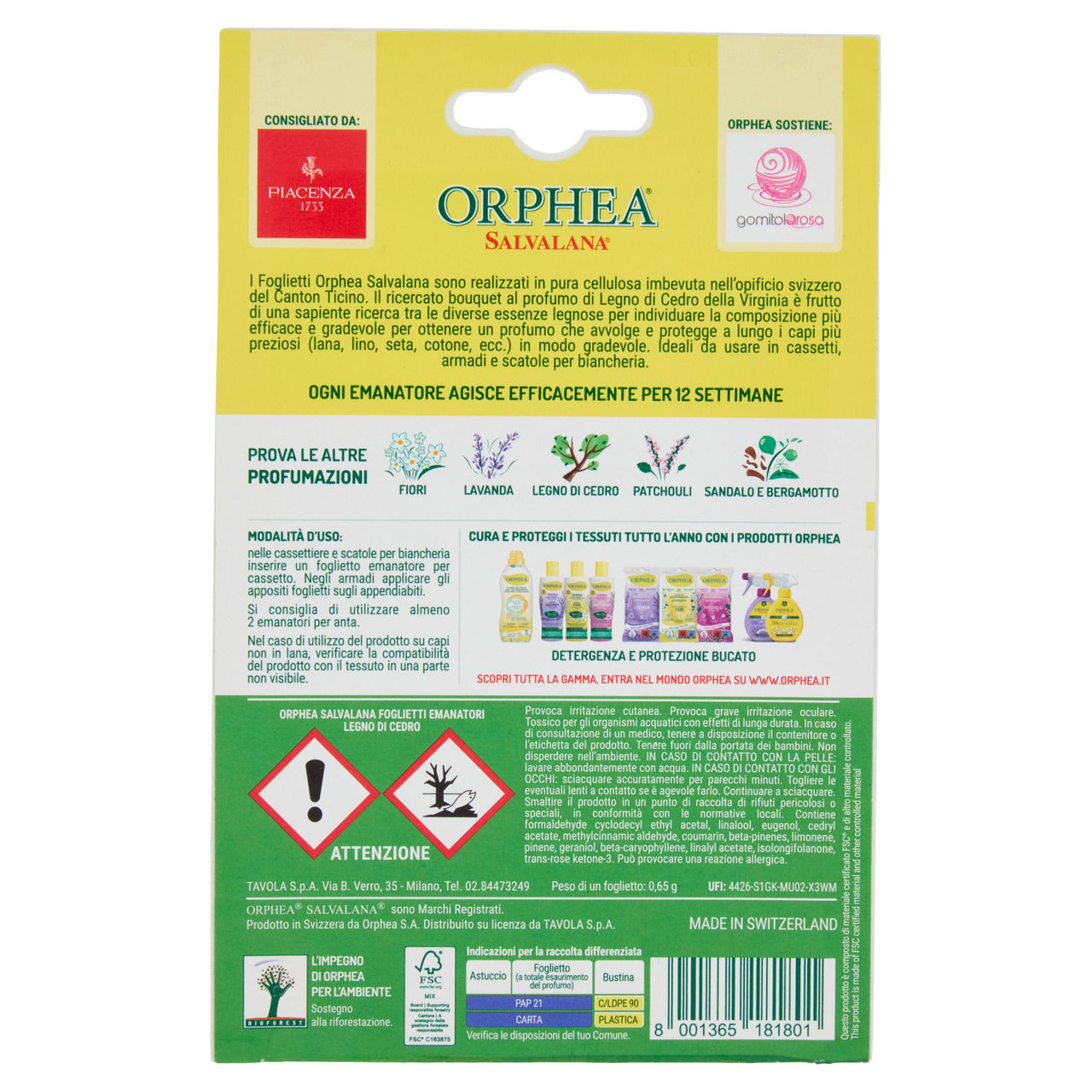 Foglietti salvalana orphea legni pregiati fsc pz.12 - Immagine 21