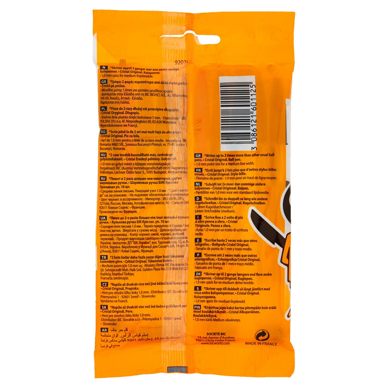 10 PENNE CRISTAL COLORI ASSORTITI - Immagine 31