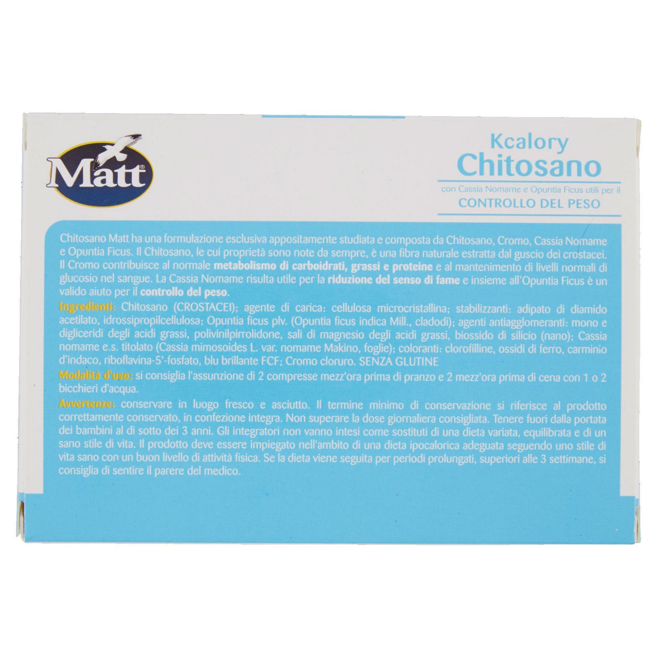 Integratore alimentare bruciagrassi Kcalory Chitosano 36 gr - Immagine 31