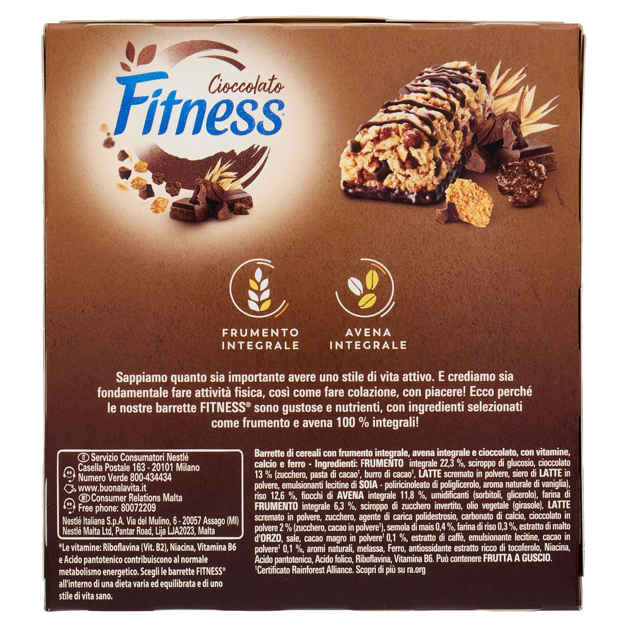 Barrette ai cereali con cioccolato 6 pz - Immagine 51