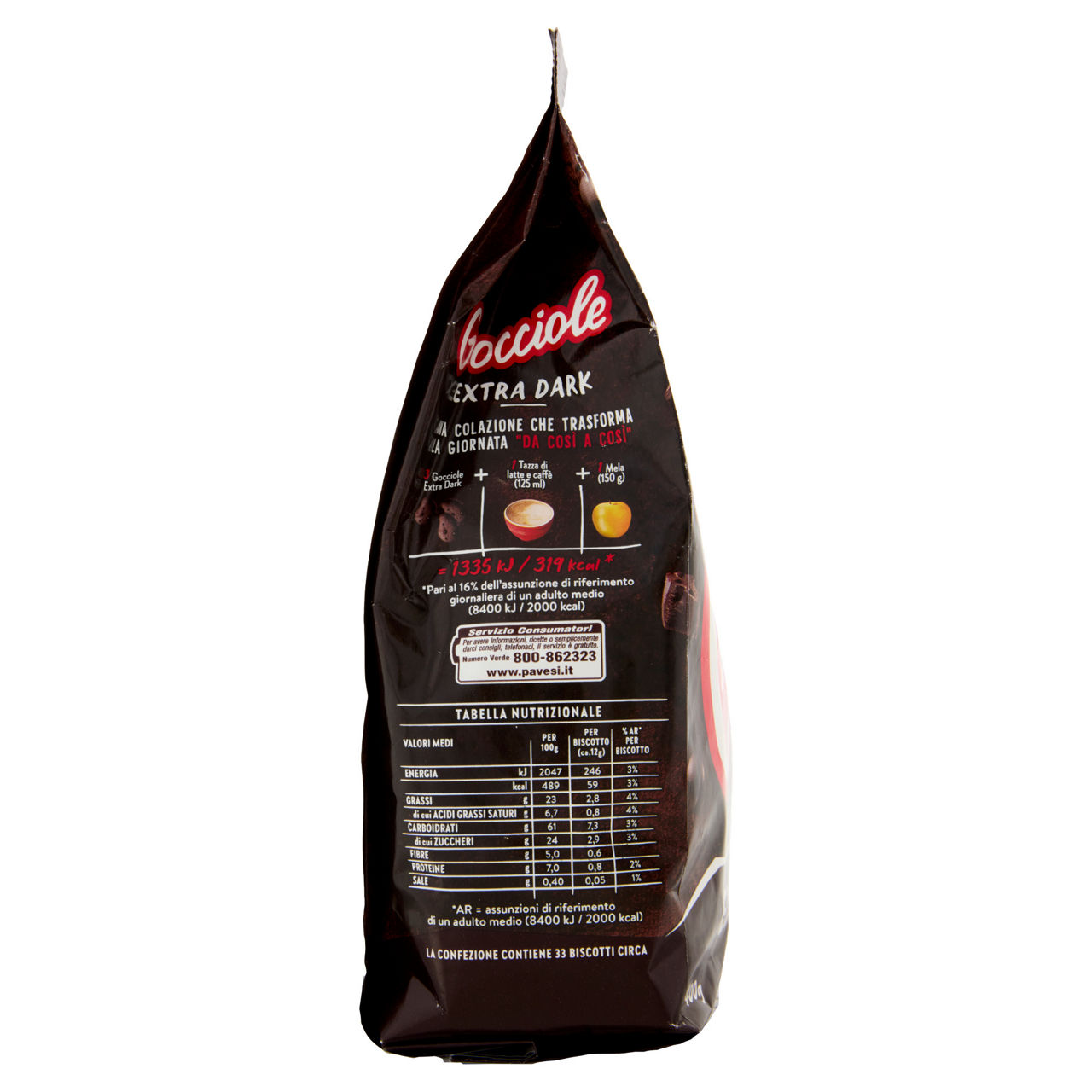 Biscotti Gocciole Extradark 400 gr - Immagine 111