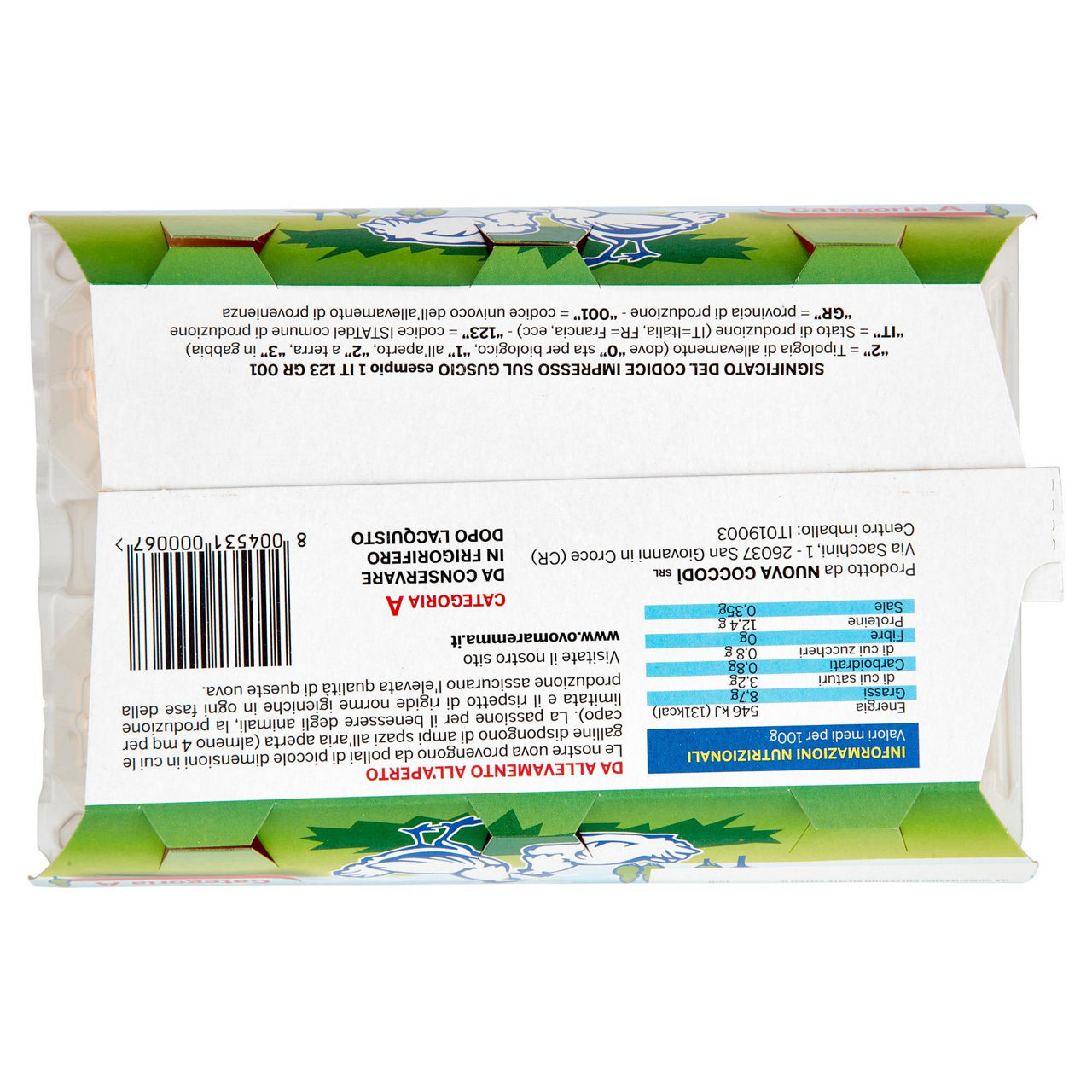 Uova fresche da allevamento all'aperto di vario calibro 6 pz - Immagine 51