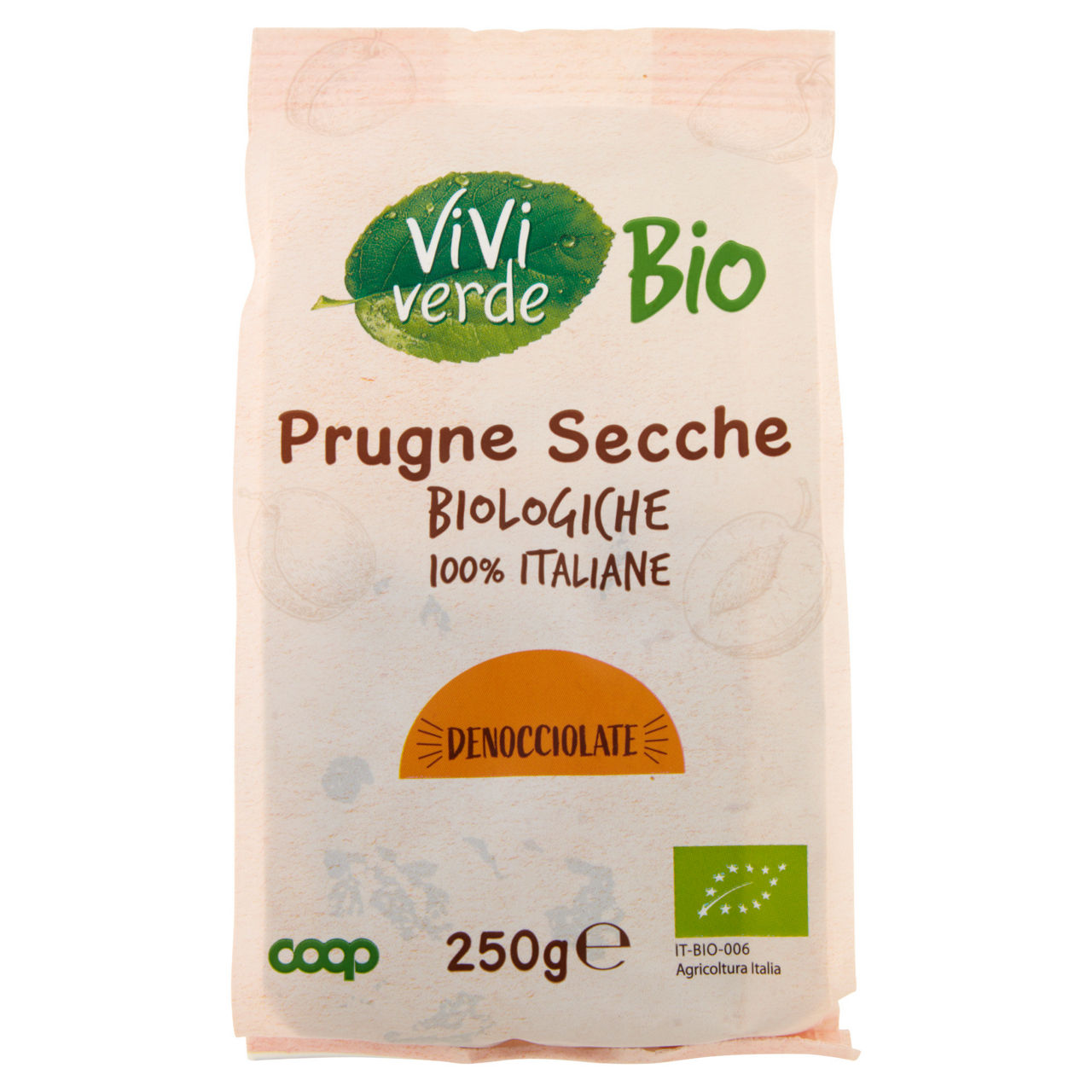 Prugne secche bio denocciolate 250 gr - Immagine 01