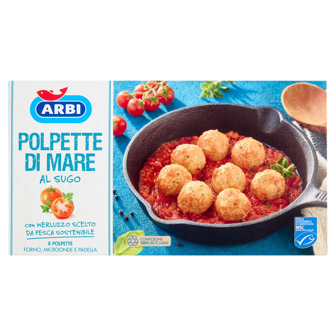 Polpette di mare al sugo surgelate 400 gr - Immagine 01