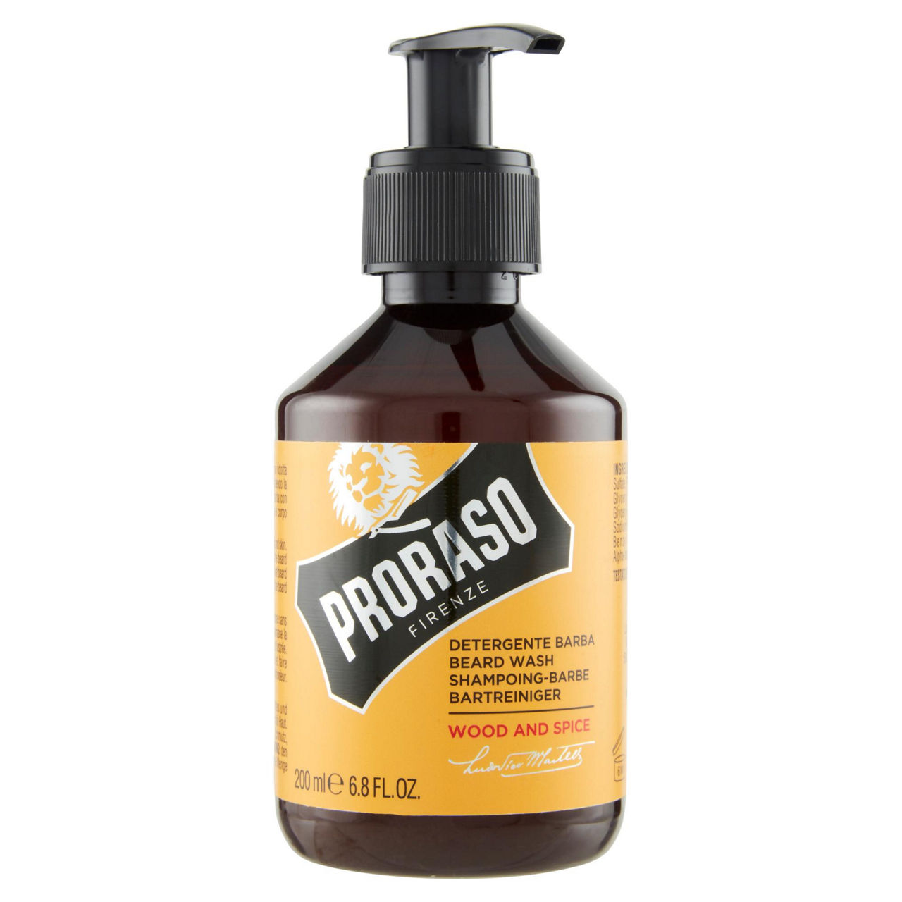 Detergente cura barba wood and spice 200 ml - Immagine 01