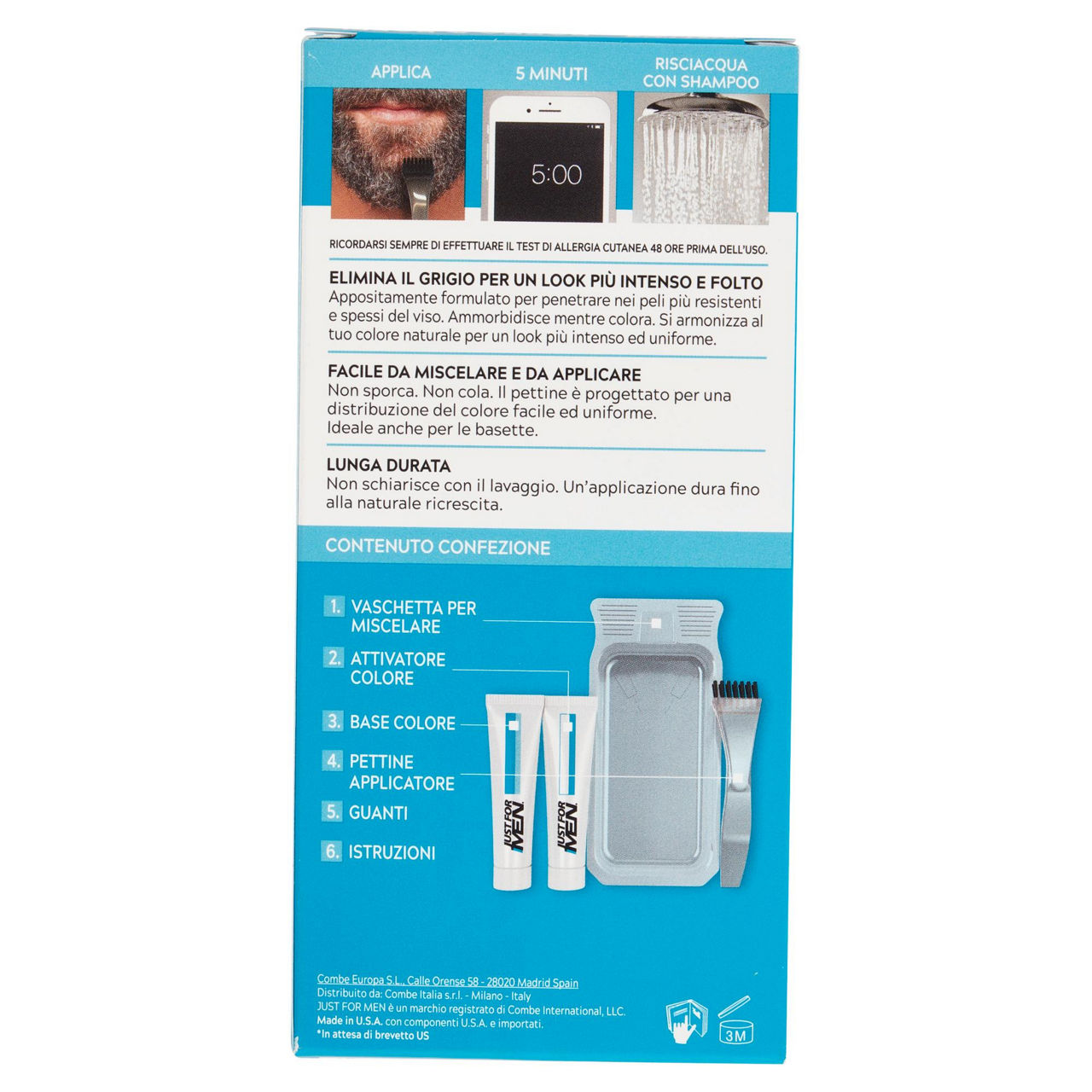 Colorante barba e baffi justformen castano chiaro +penn.applicatore pz.1 - Immagine 41