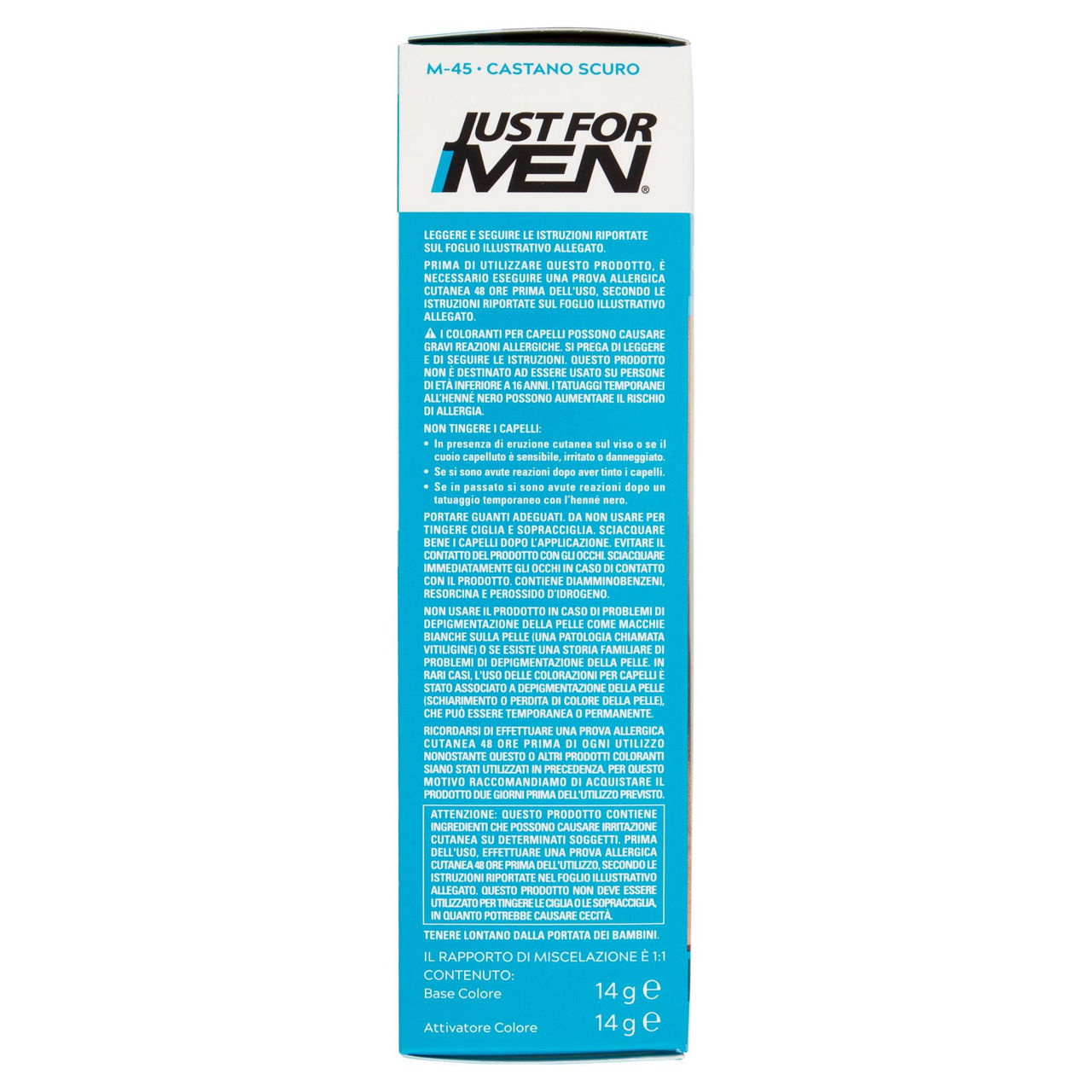 Colorante barba e baffi justformen castano scuro+penn.applicatore pz.1 - Immagine 41