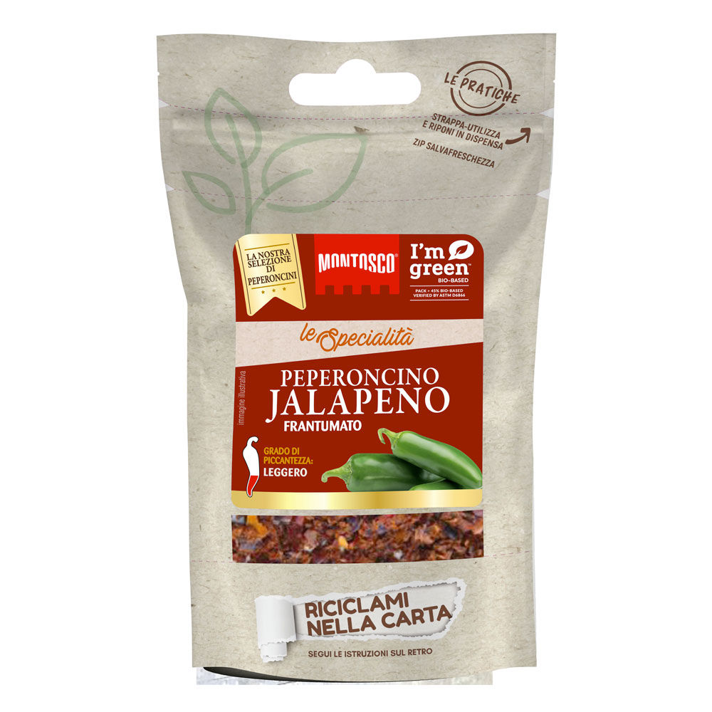 Peperoncino Jalapeno frantumato 18 gr - Immagine 01