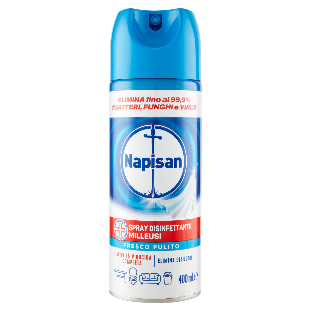 Spray fresco pulito disinfettante milleusi 400 ml