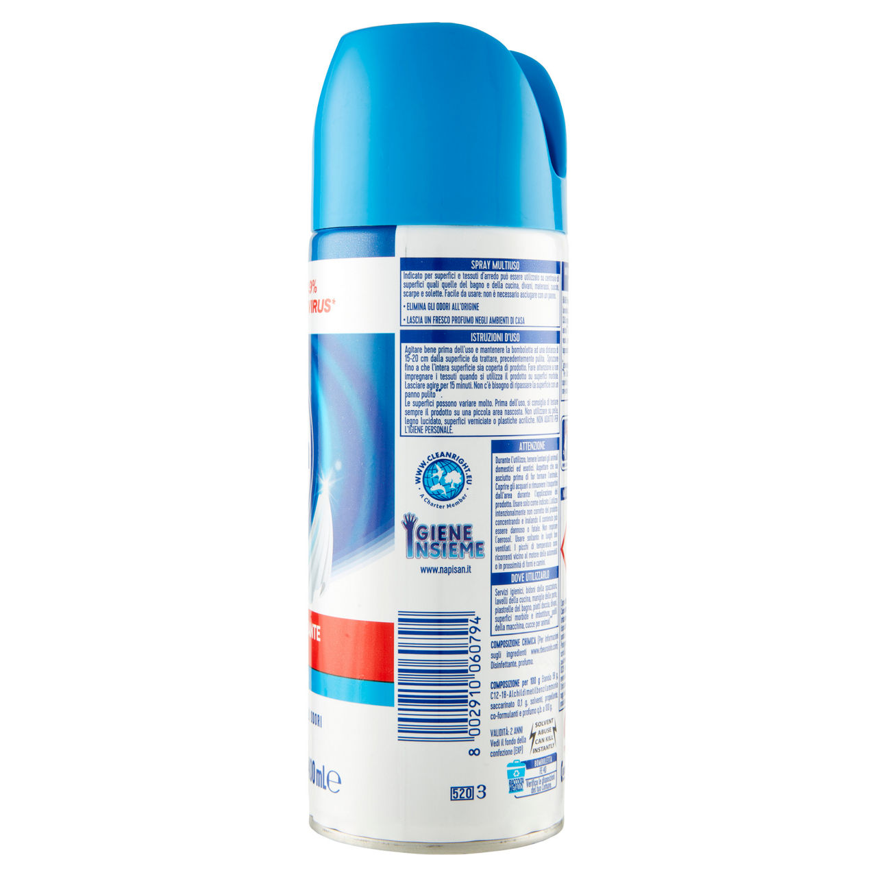 Spray fresco pulito disinfettante milleusi 400 ml - Immagine 11