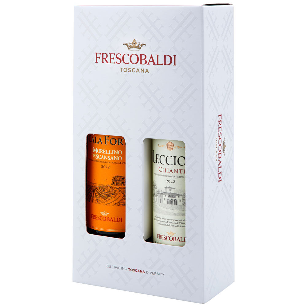 Confezione vini Cala Forte Morellino di Scansano e Leccio Chianti DOCG
