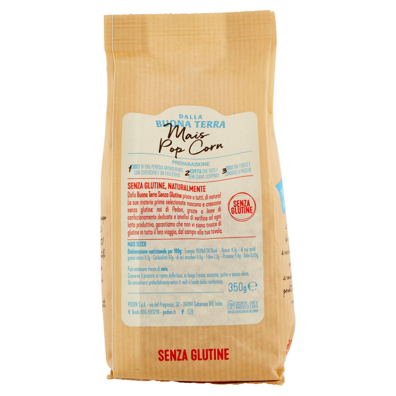 Mais per pop corn senza glutine 350 gr - Immagine 41