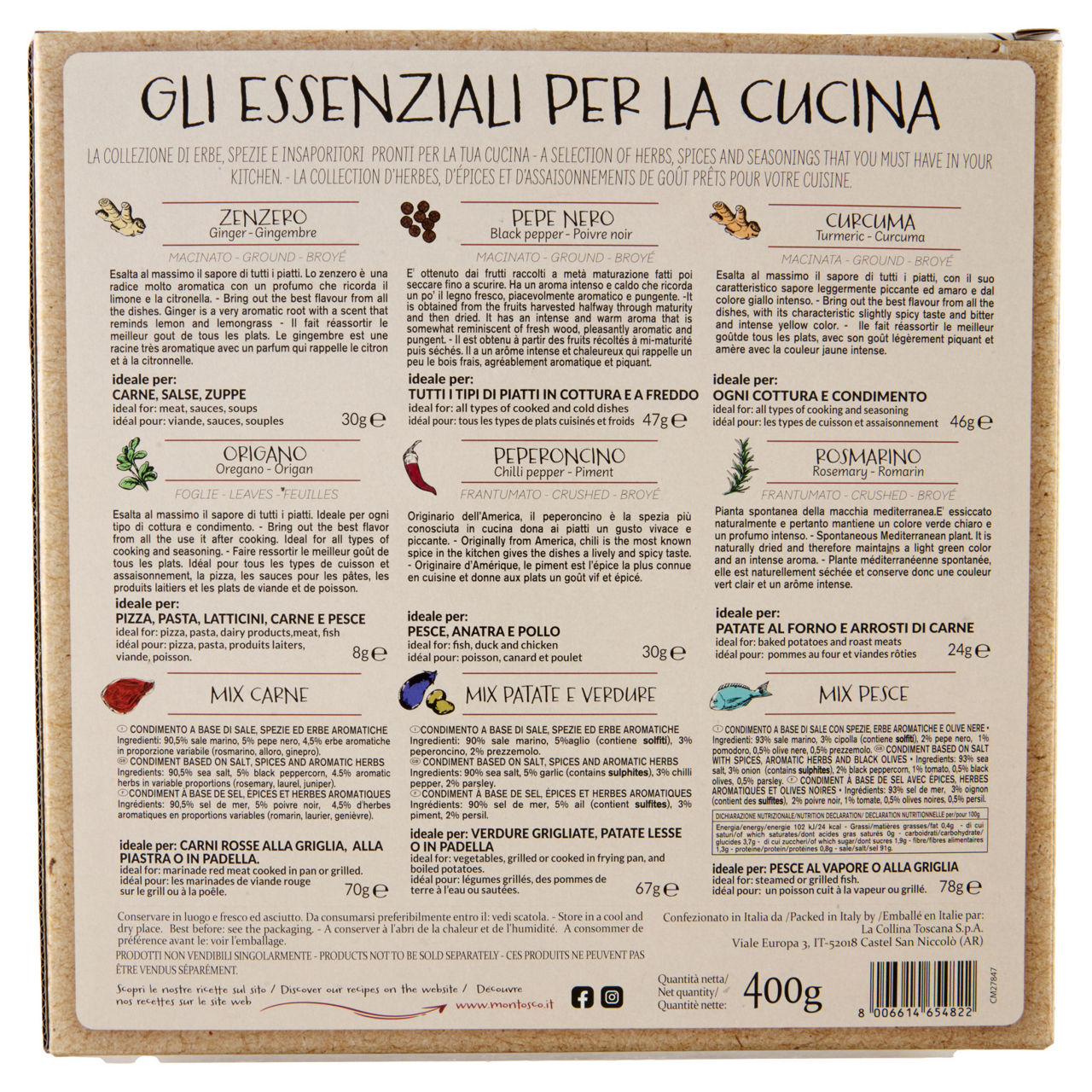 Confezione regalo degustazione spezie gli essenziali  - Immagine 51