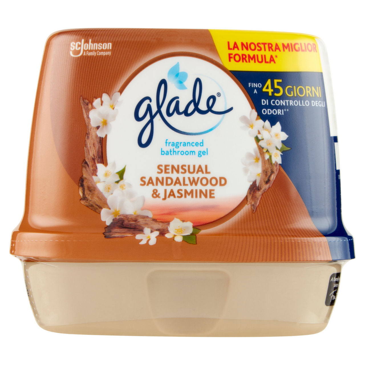 Assorbiodori da bagno gel Sensual Sandalwood & Jasmin 180 gr - Immagine 01