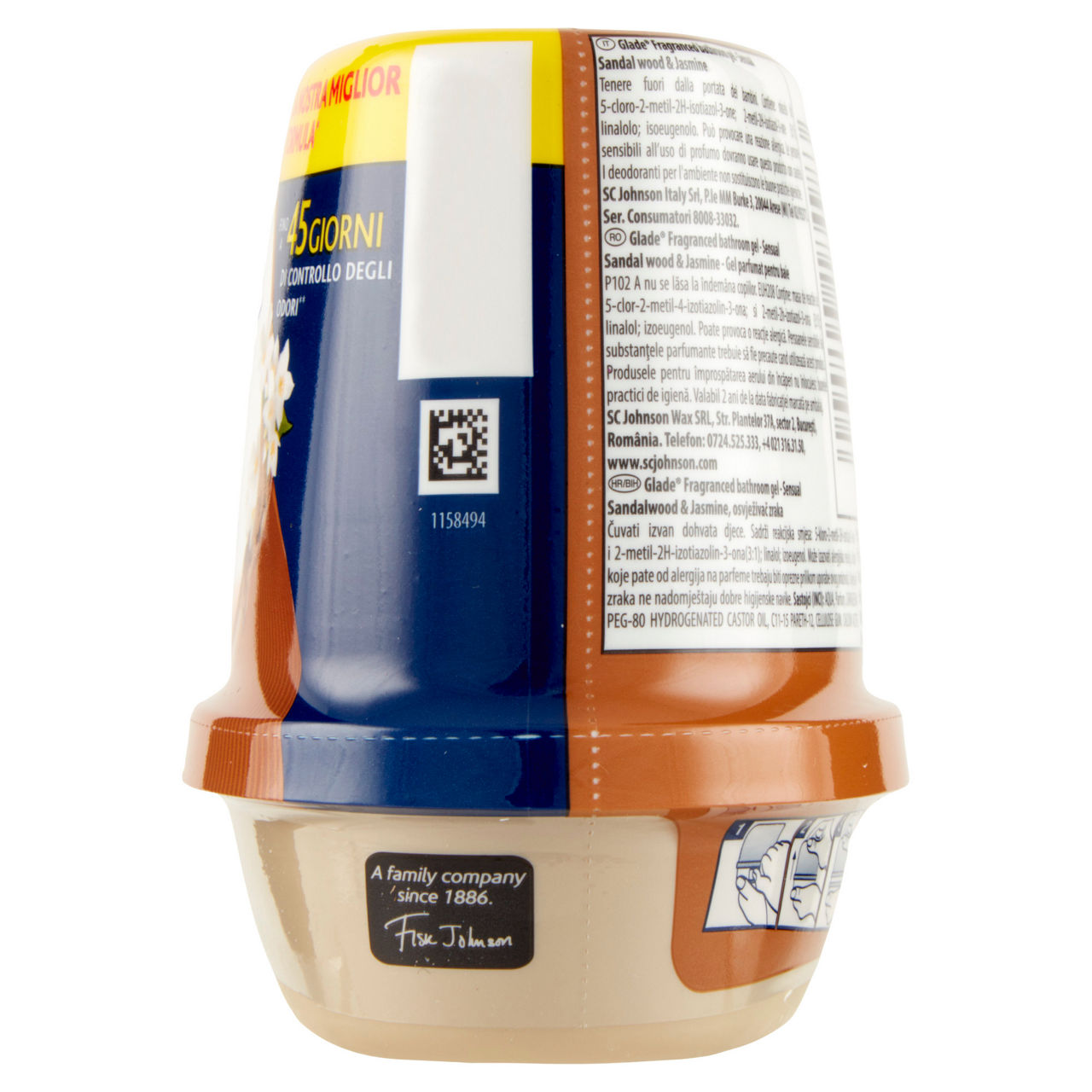 Assorbiodori da bagno gel Sensual Sandalwood & Jasmin 180 gr - Immagine 21