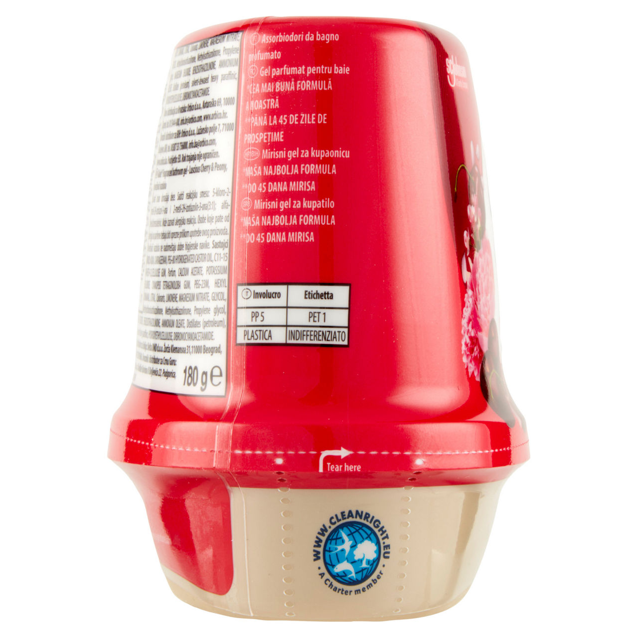 Assorbiodori da bagno gel Luscious Cherry & Peony 180 gr - Immagine 41