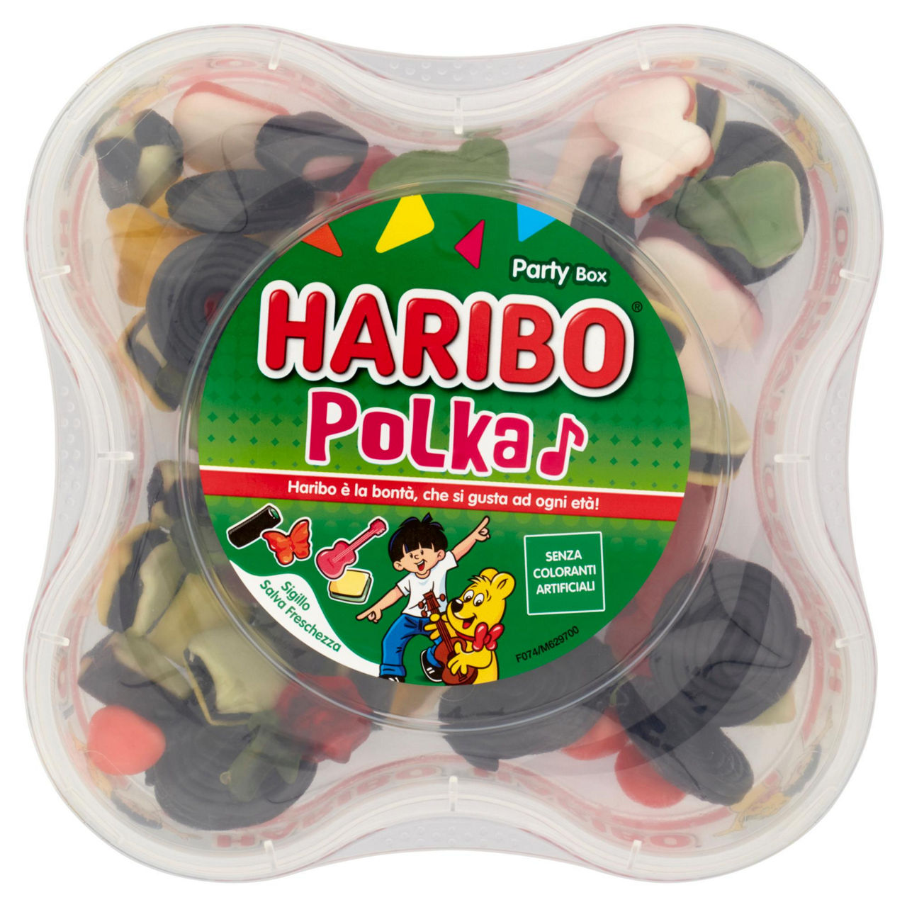 Caramelle gommose assortite Polka Mix 500 gr - Immagine 01