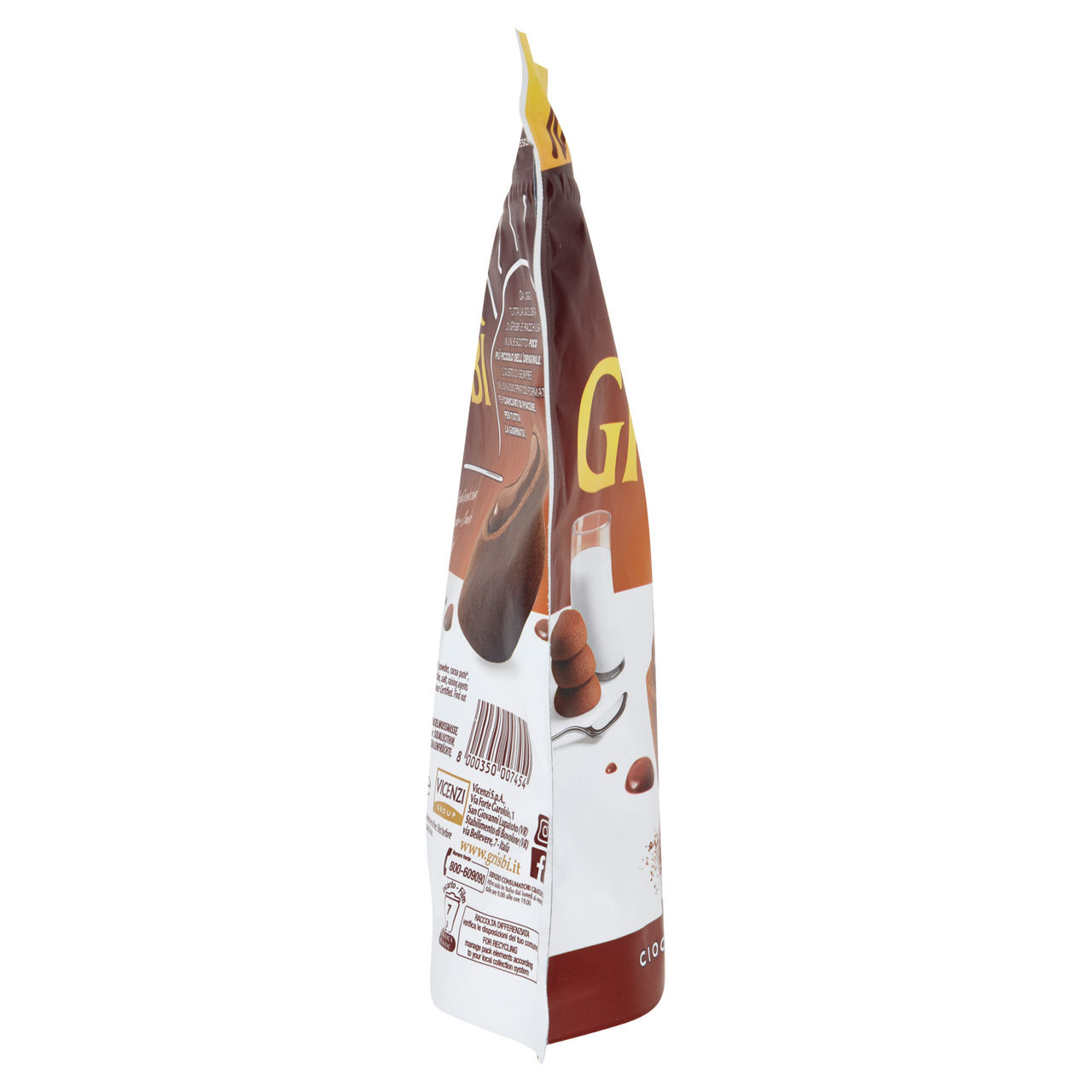 Biscotti Grisbì più piccoli ripieni di crema al cioccolato 250 gr - Immagine 51