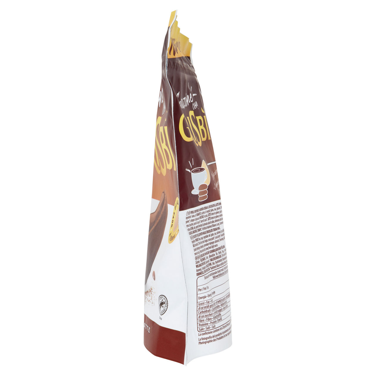 Biscotti Grisbì più piccoli ripieni di crema al cioccolato 250 gr - Immagine 11