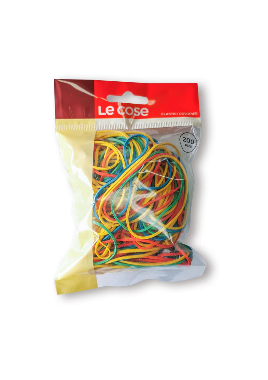 200 elastici colori assortiti - Immagine 01