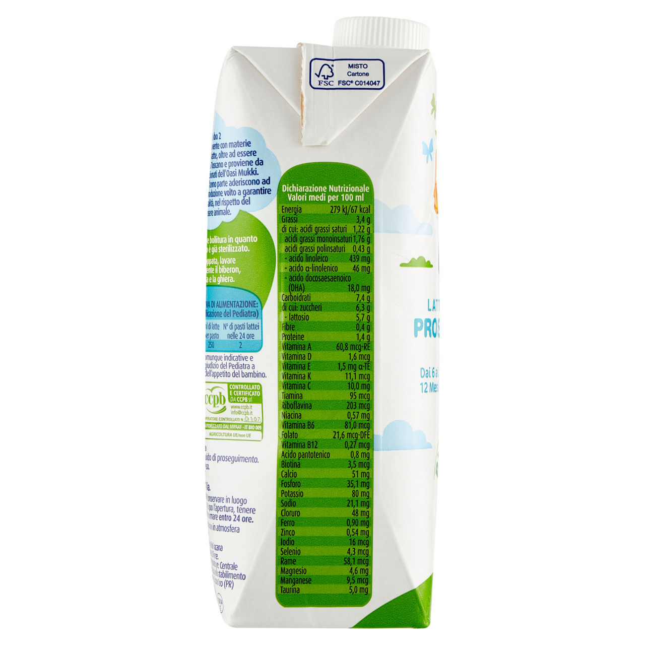 Latte di proseguimento 2 liquido bio 500 ml - Immagine 41