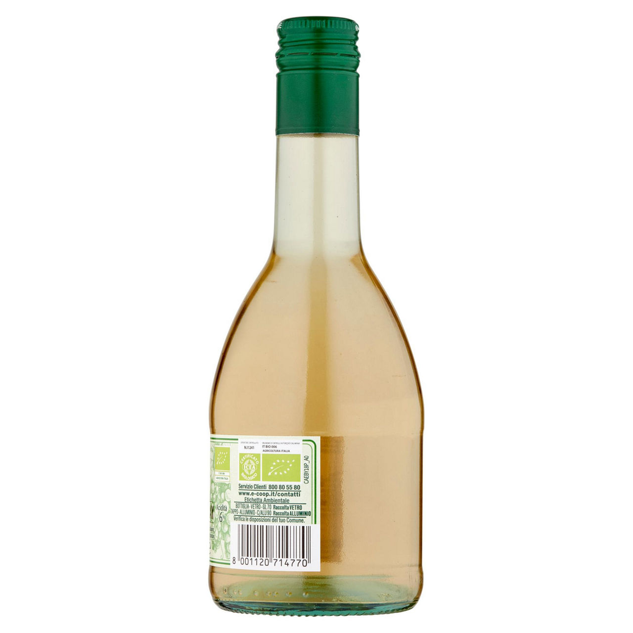 Aceto vino bianco chardonnay bio coop vivi verde ml 500 - Immagine 51