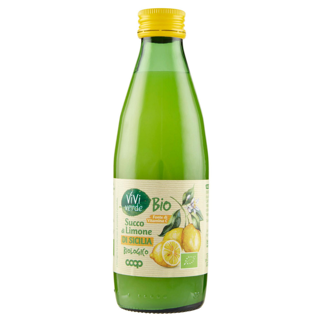 Succo di limone di sicilia biologico coop vivi verde ml 250 - Immagine 01