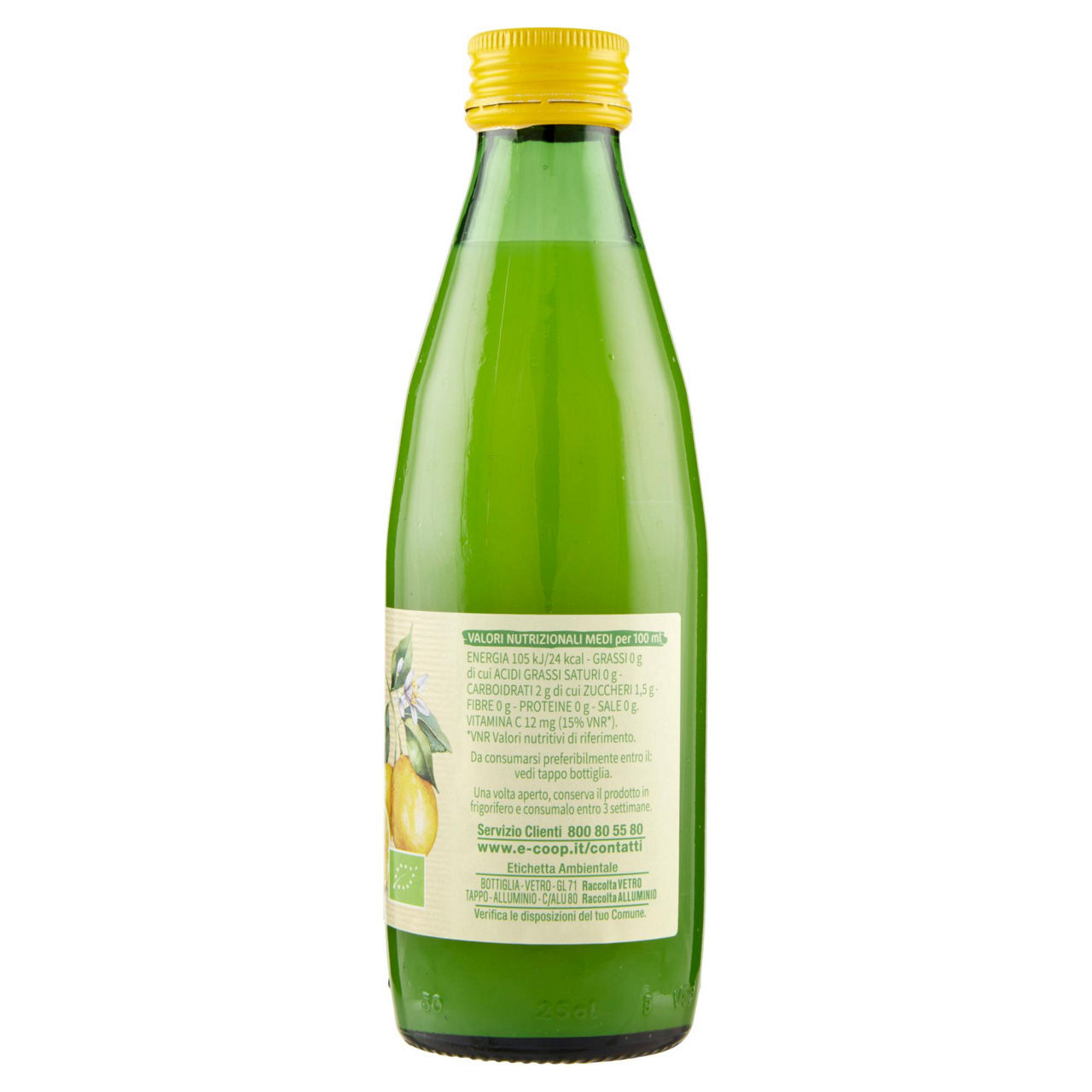Succo di limone di sicilia biologico coop vivi verde ml 250 - Immagine 21