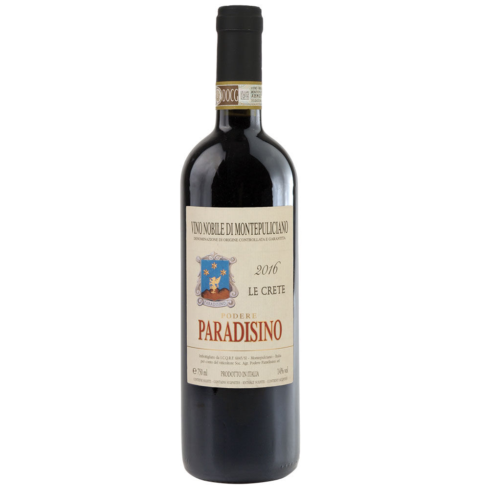 Vino rosso Nobile di Montepulciano DOCG Podere Paradisino 750 ml