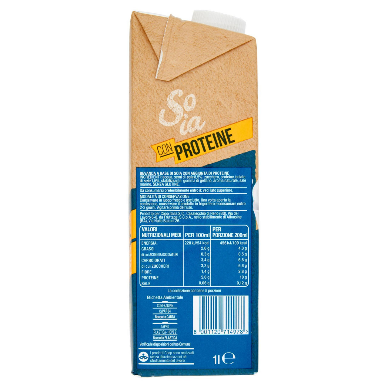 Bevanda di soia con proteine 1 lt - Immagine 61