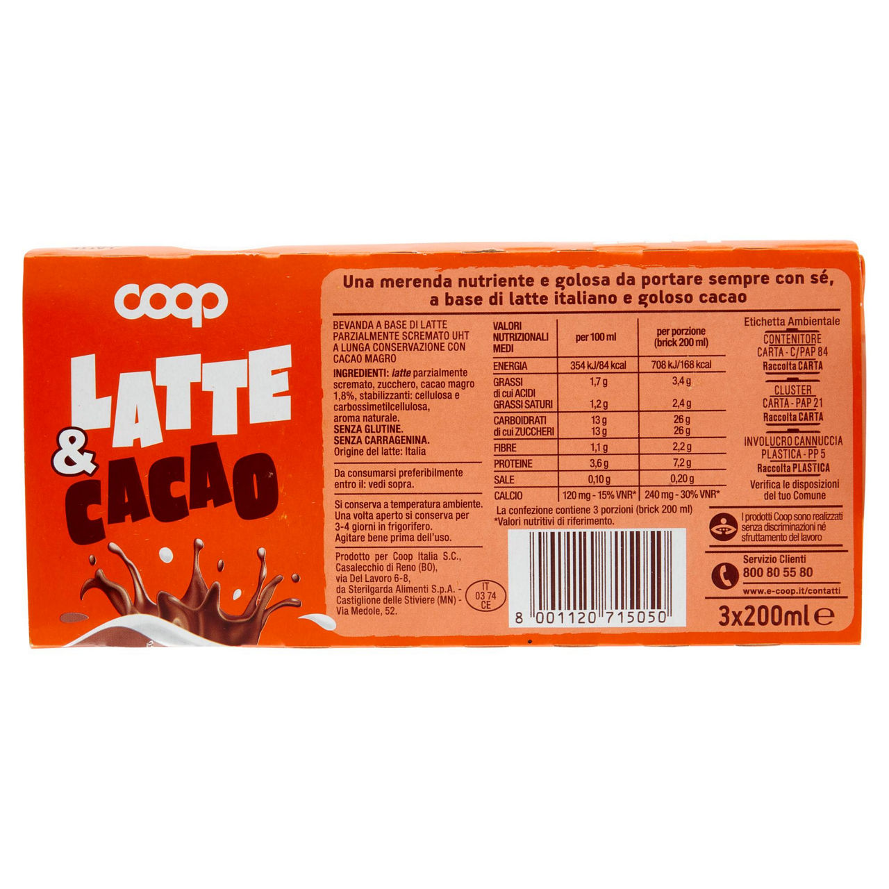 Latte e cacao 3 pz da 200 ml - Immagine 51