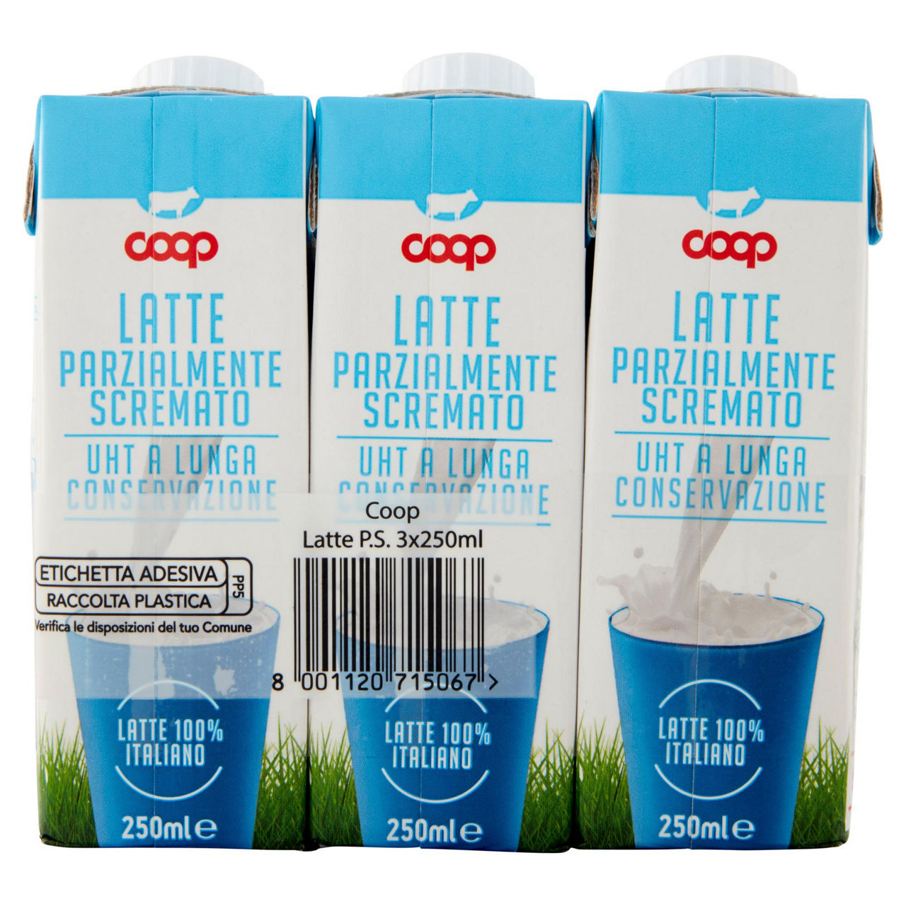 Latte parzialmente scremato a lunga conservazione 3 pz da 250 ml - Immagine 41