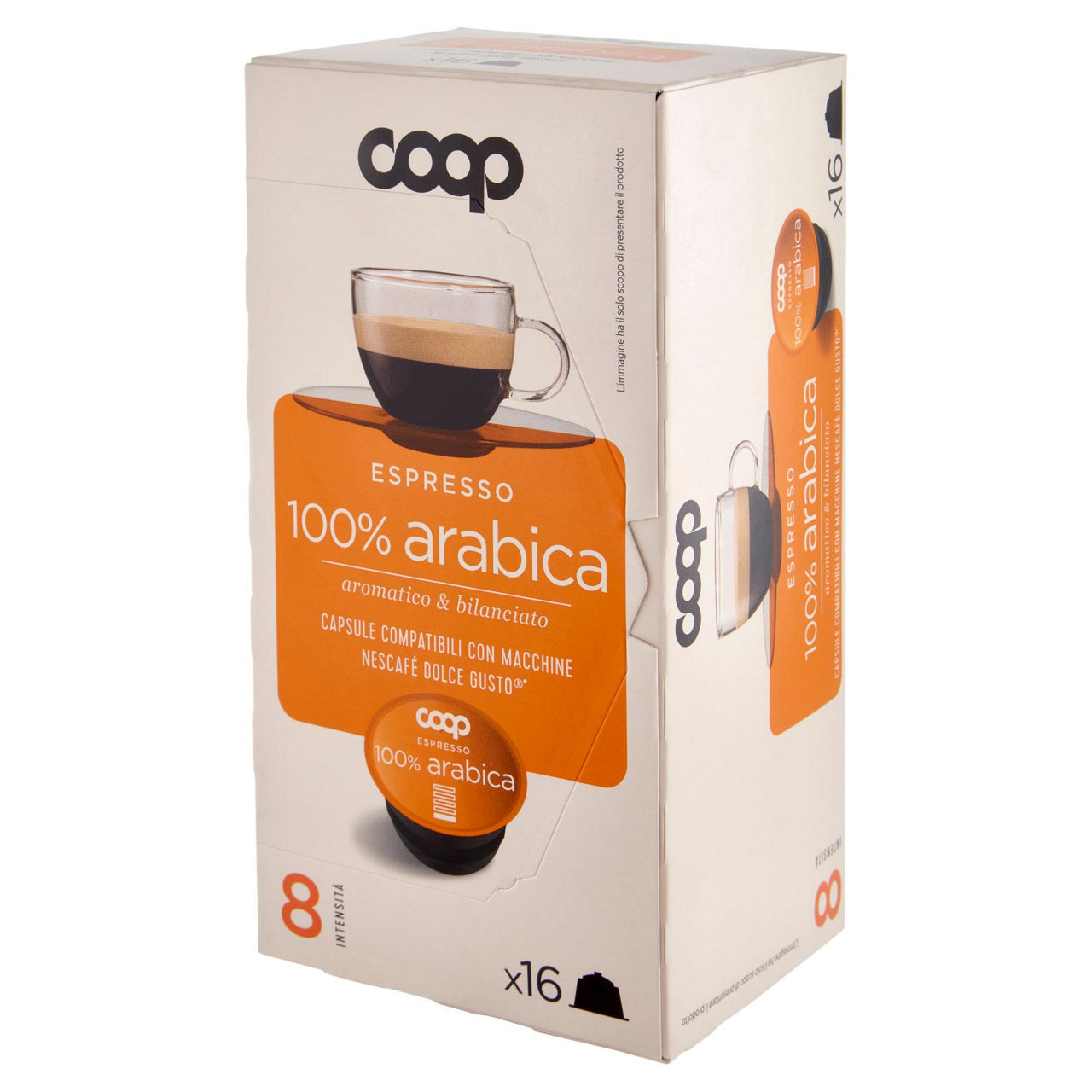 Caffè in capsule miscela arabica compatibili con Dolce Gusto 16 pz  - Immagine 41
