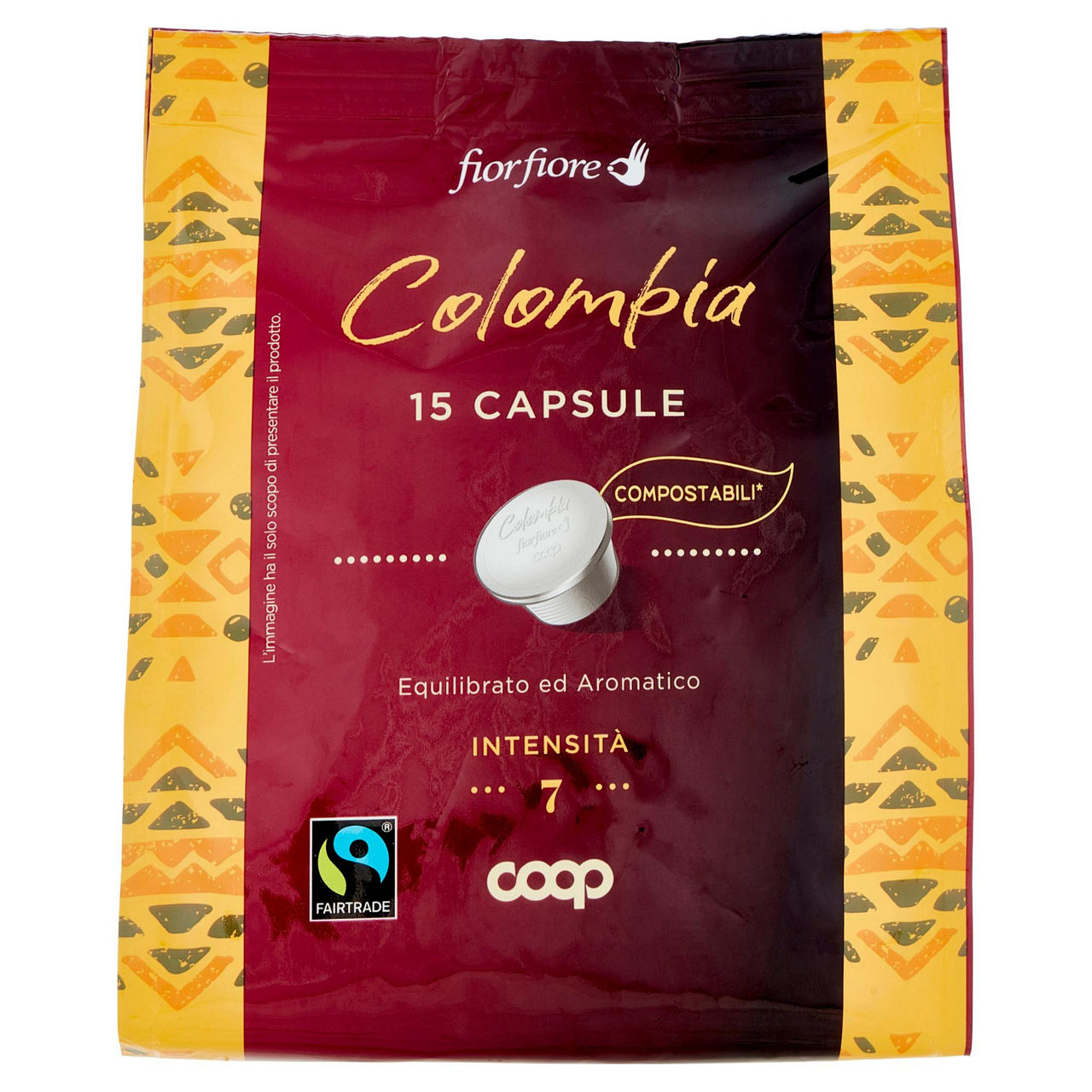 Caffè in capsule compostabili Colombia 15 pz - Immagine 01