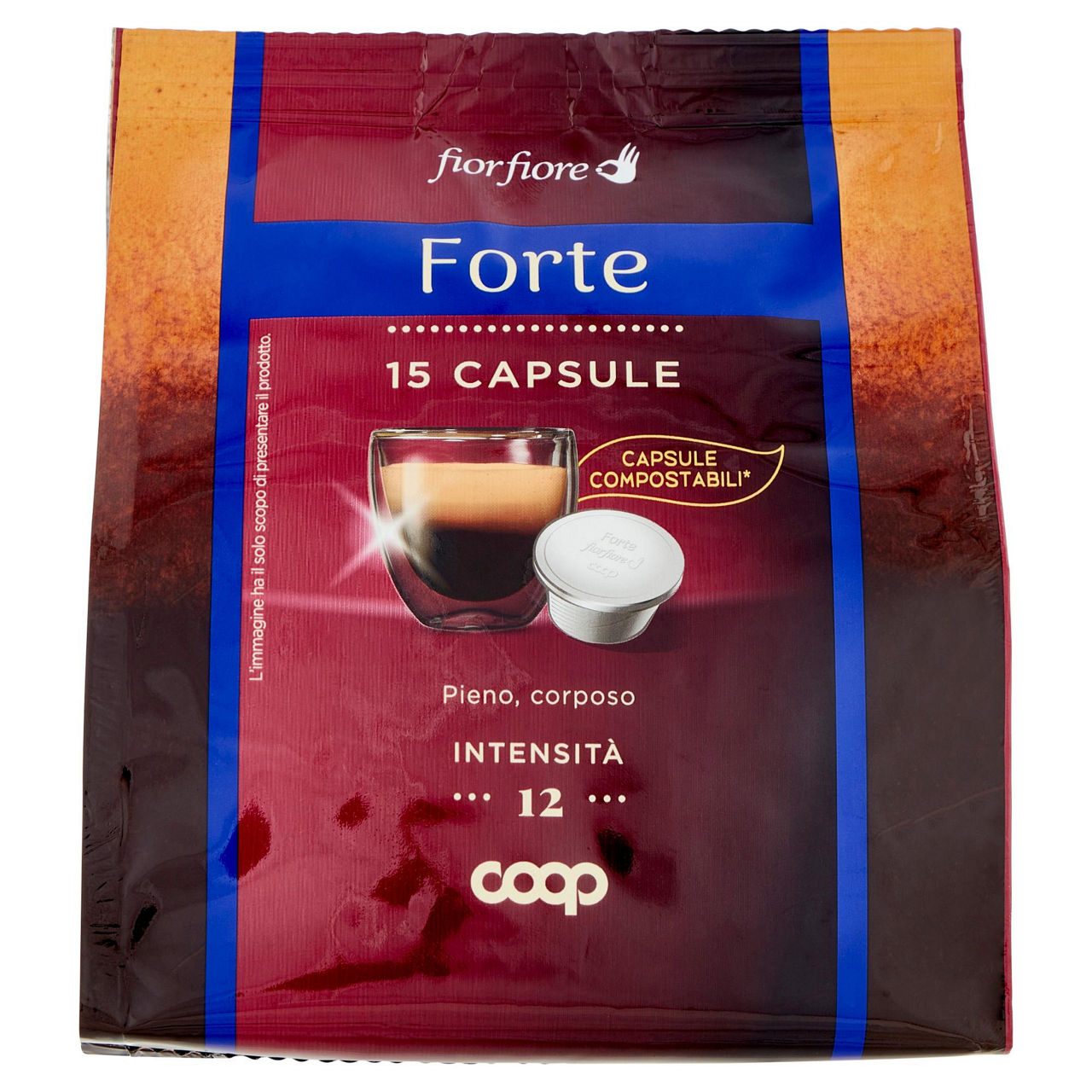 Caffè in capsule compostabili Forte 15 pz