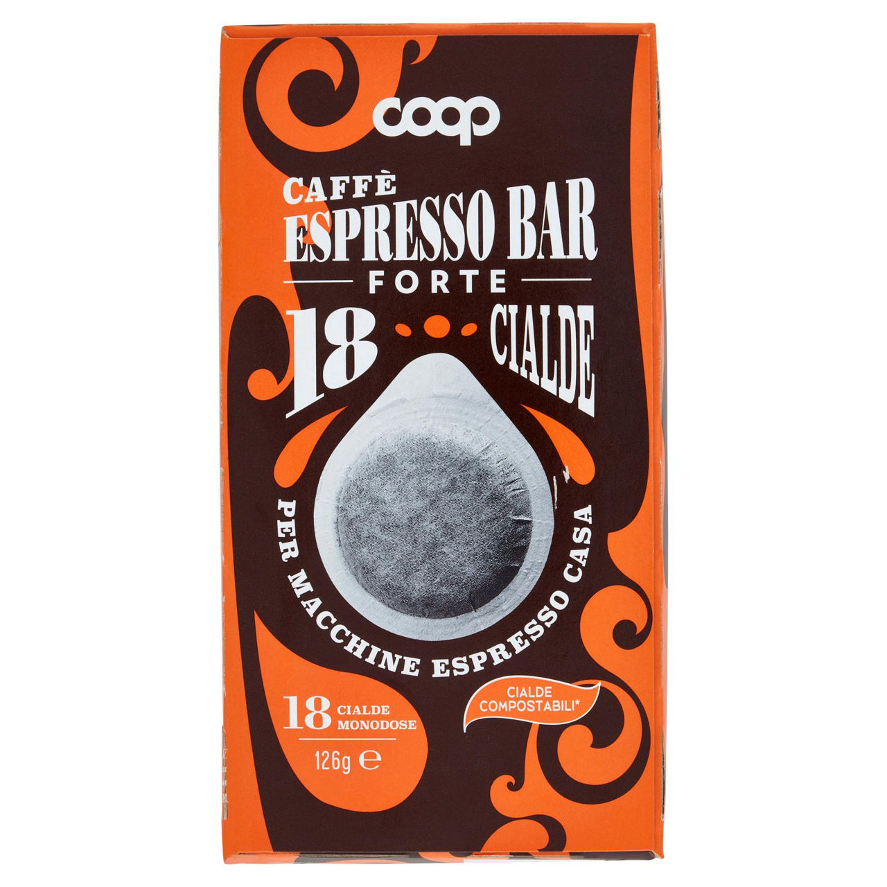 Caffè in cialde per macchine espresso miscela Napoli 18 pz 126 gr - Immagine 01