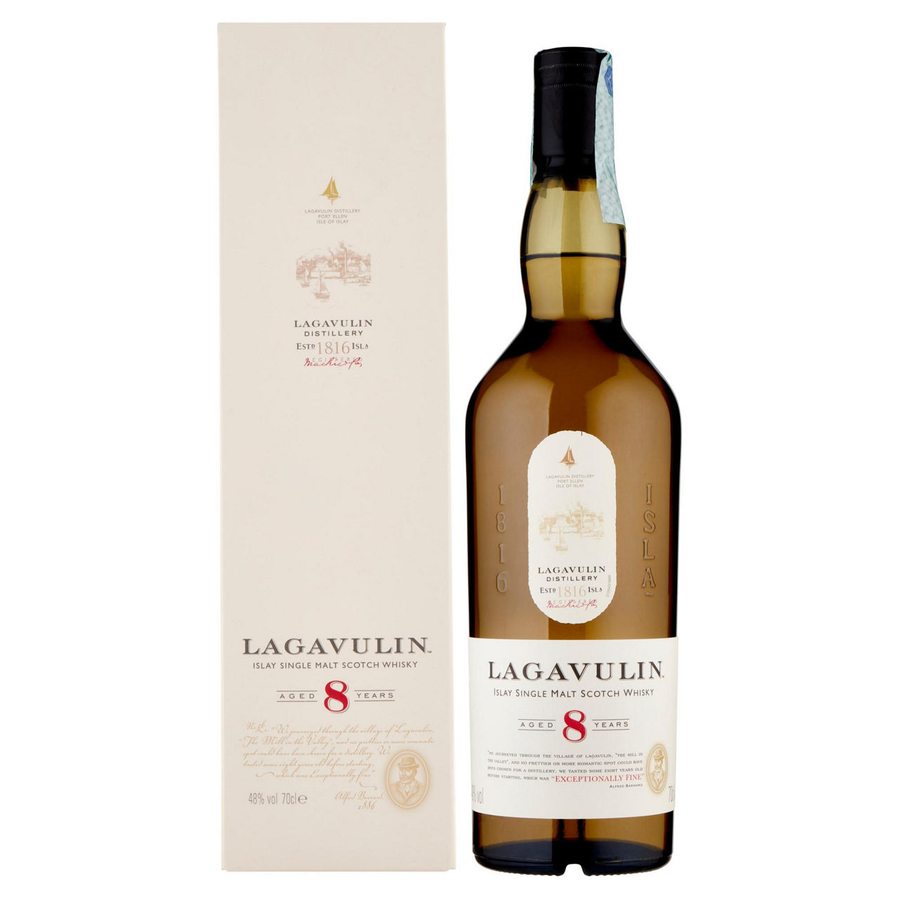 WHISKY LAGAVULIN 8 Y.O. 48 GRADI ASTUCCIO ML 700 - Immagine 01