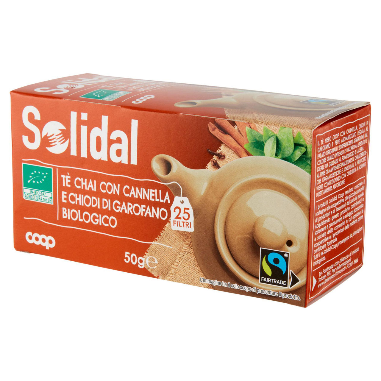 The nero Chai con cannella e chiodi di garofano bio 25 filtri - Immagine 51