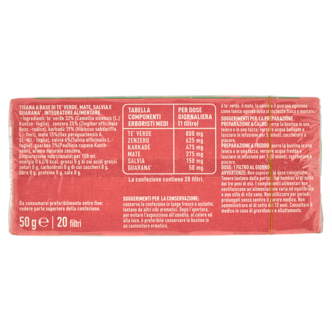 Tisana energizzante 20 filtri - Immagine 51