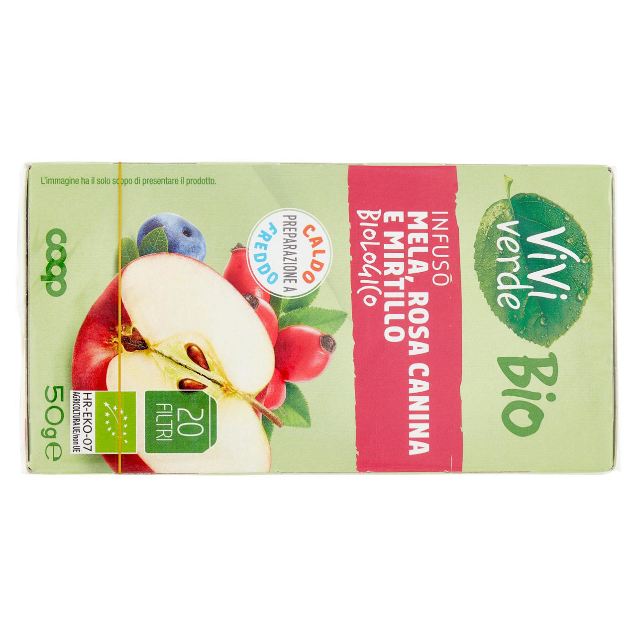Infuso mela rosa canina e mirtillo bio 20 filtri - Immagine 21