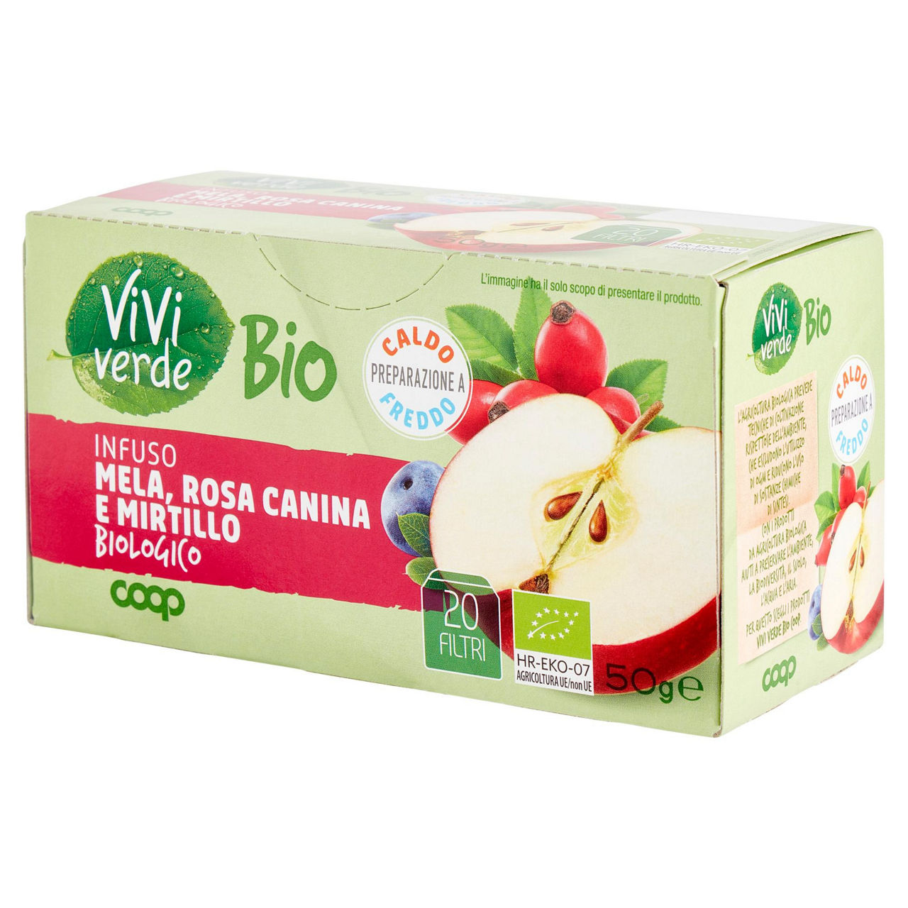 Infuso mela rosa canina e mirtillo bio 20 filtri - Immagine 31