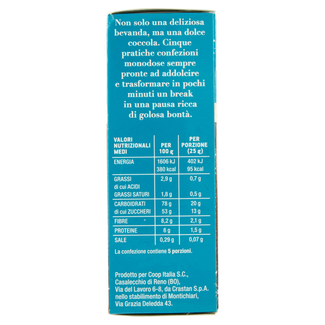 Preparato per cioccolata densa monodose 5 pz 125 gr - Immagine 51