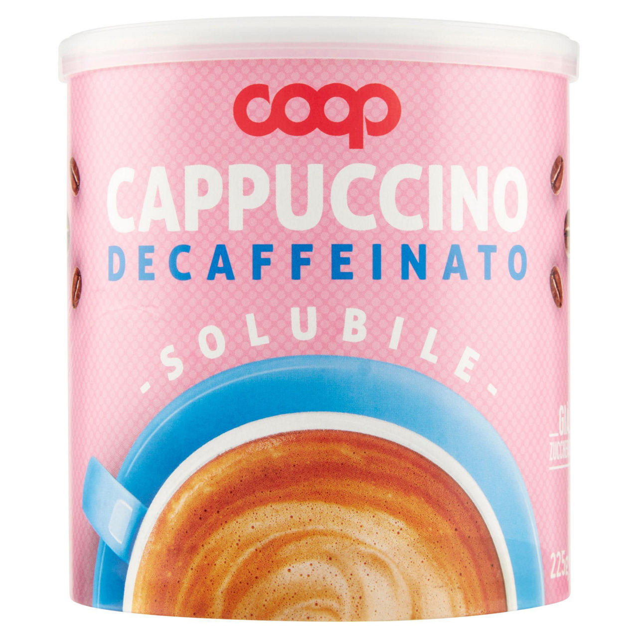 Preparato solubile per cappuccino decaffeinato 225 gr